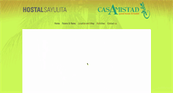 Desktop Screenshot of hostalcasaamistad.com