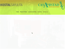 Tablet Screenshot of hostalcasaamistad.com